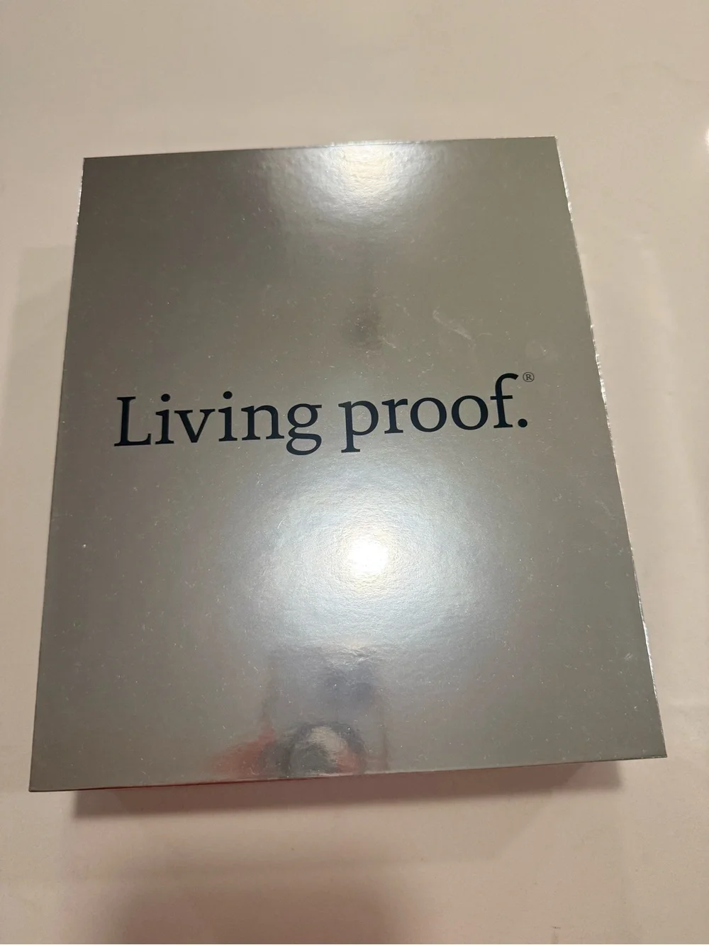 Living Proof Reflective Silver Accent Box
